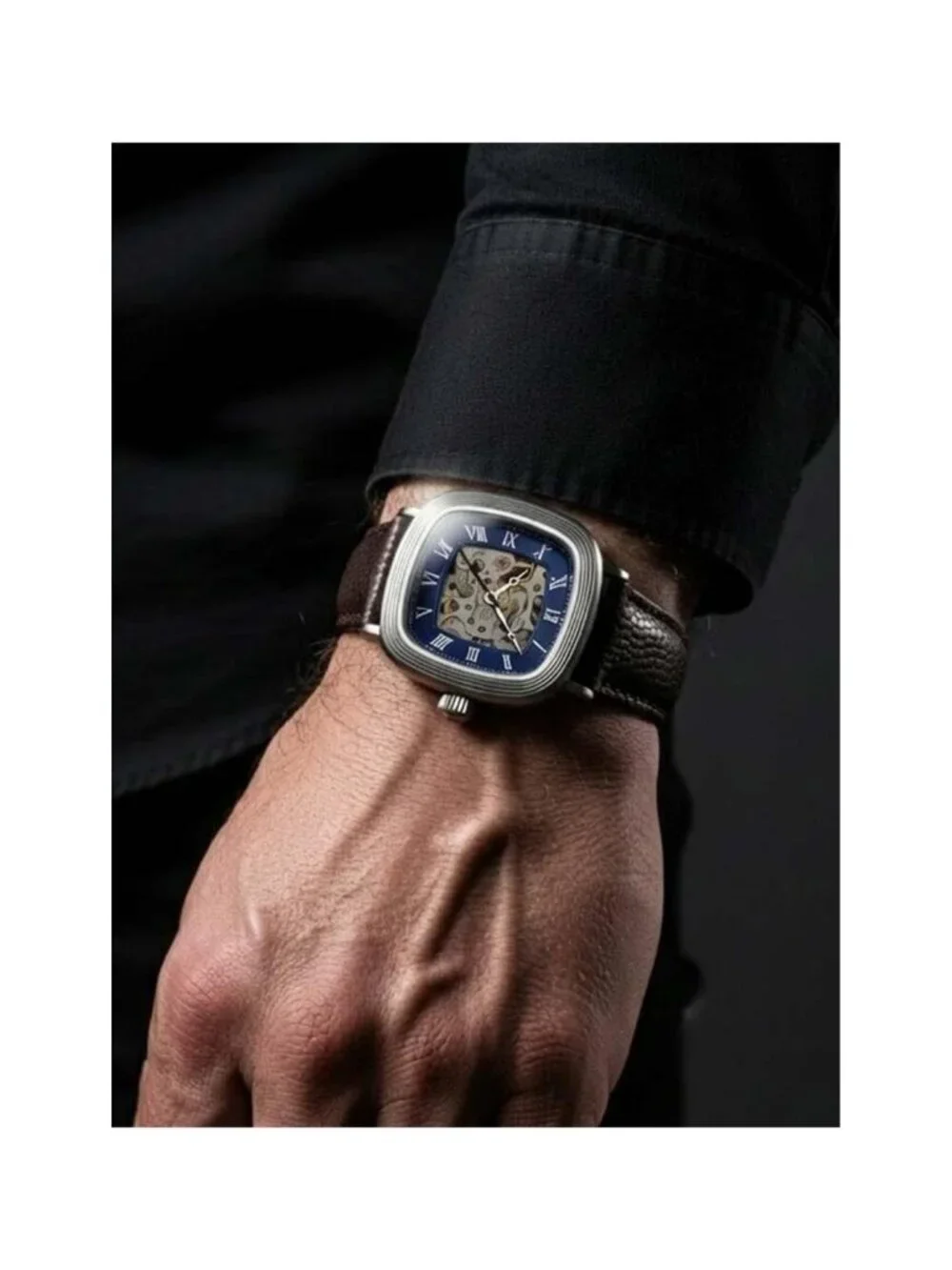 NWT Thomas Earnshaw Heritage Blue Dial Men's Watch
